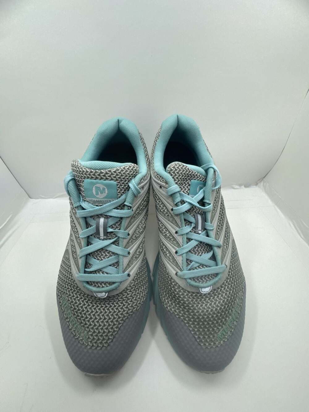 Merrell Women's Mix Master 3 J77668 Gray and Blue Trail Running Shoes - Picture 2 of 5